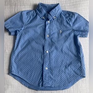 Polo by Ralph Lauren | Light Blue Shirt with White Dots